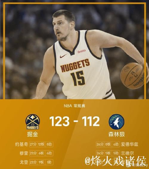 约基奇26+13无力回天,掘金惜败森林狼,雷霆大胜开拓者喜迎5连胜 约基奇26+13无力回天,掘金惜败森林狼,雷霆大胜开拓者喜迎5连胜